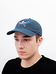 Бейсболка AMERICAN NEEDLE арт. 40742A-CBJ Columbus Blue Jackets Blue Line NHL (темно-синий)